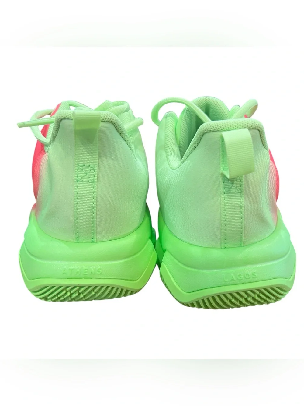 Nike Giannis Immortality 4 GS Lime Blast Iron Grey Basketball Shoes 6.5Y Women 8